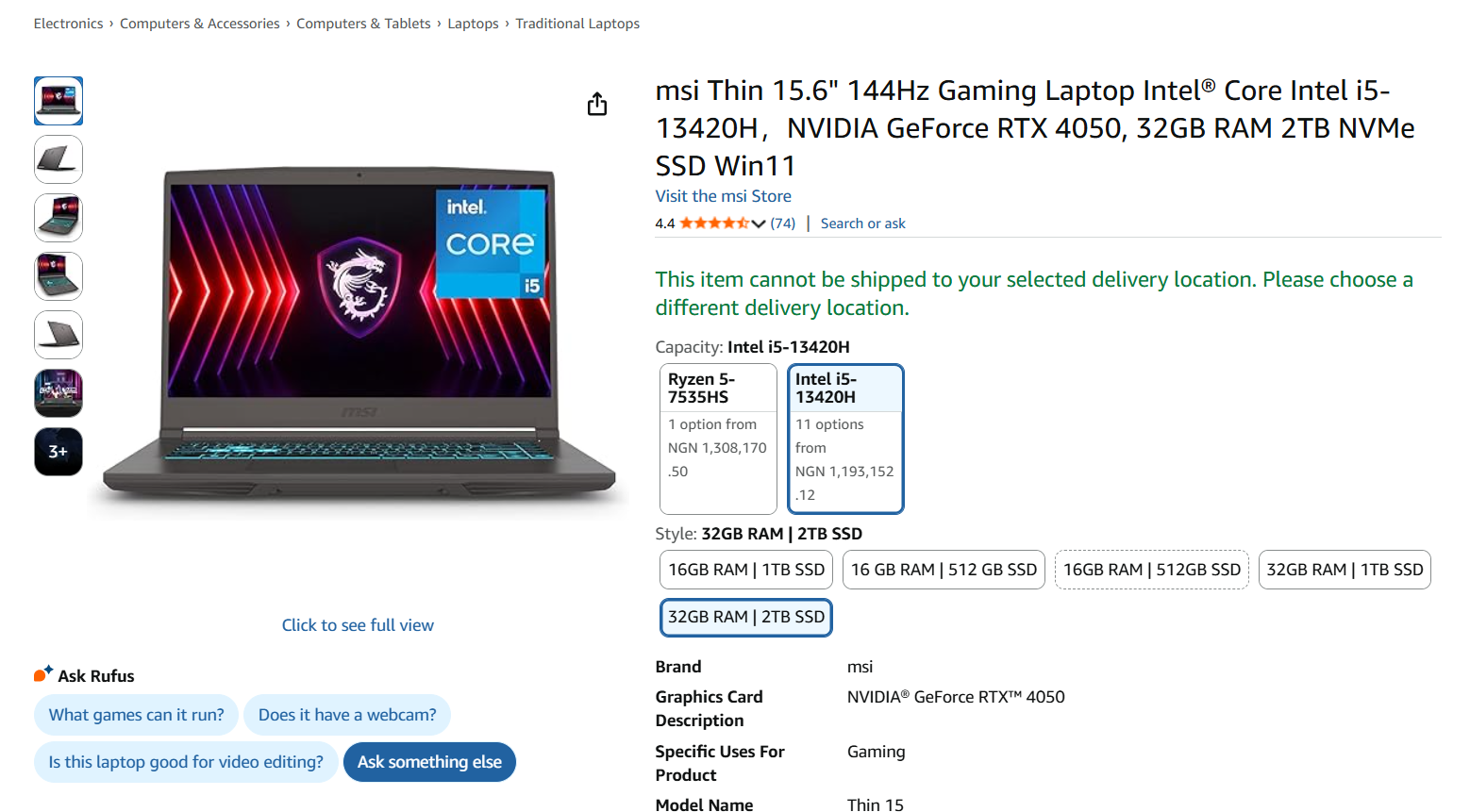 Gaming Laptop