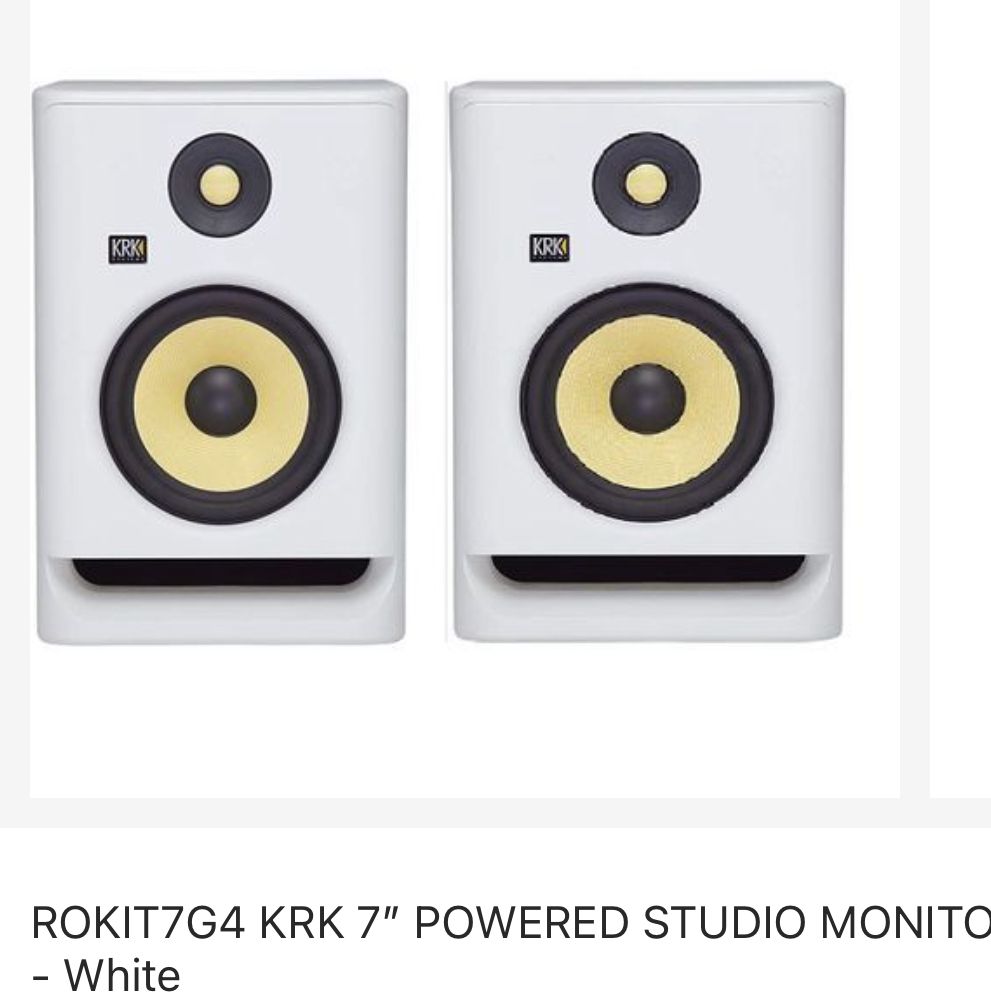 This is studio monitor speaker after headphones