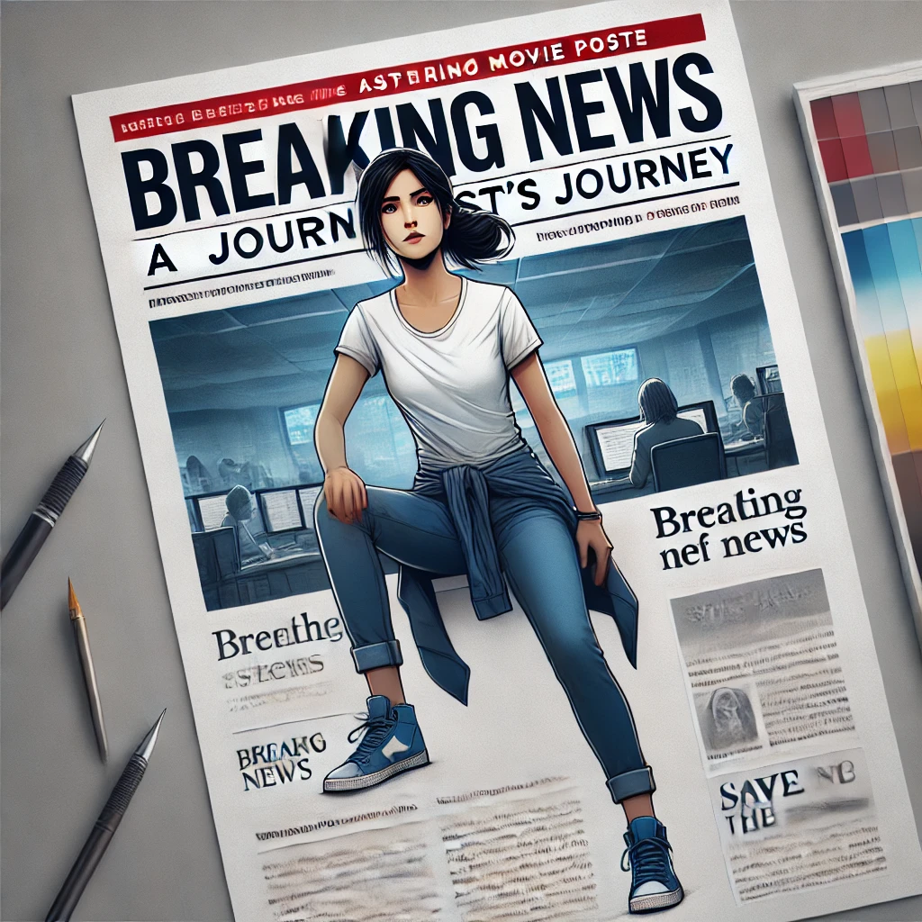 poster Sara Thompson at her workplace